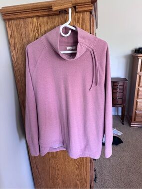 Maurices Dusty Rose Cowl Neck Sweater